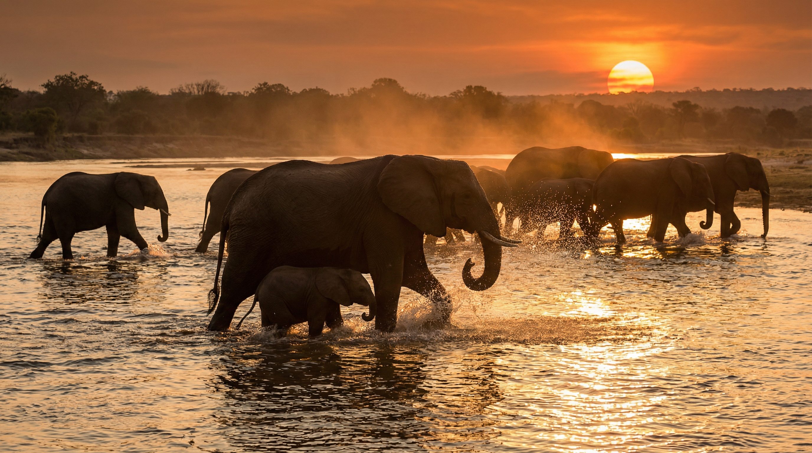 少妇视频：非洲象群迁徙视频
