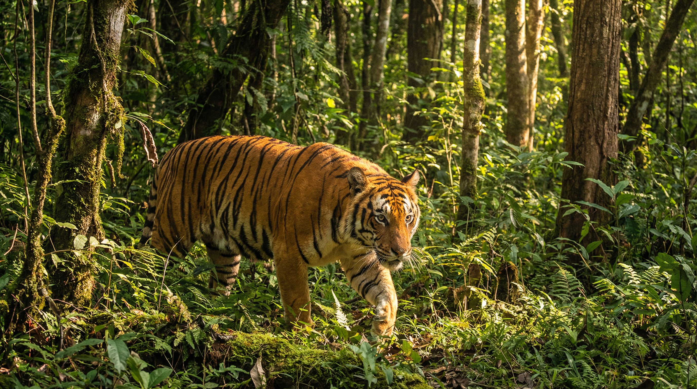少妇视频：孟加拉虎丛林巡视视频